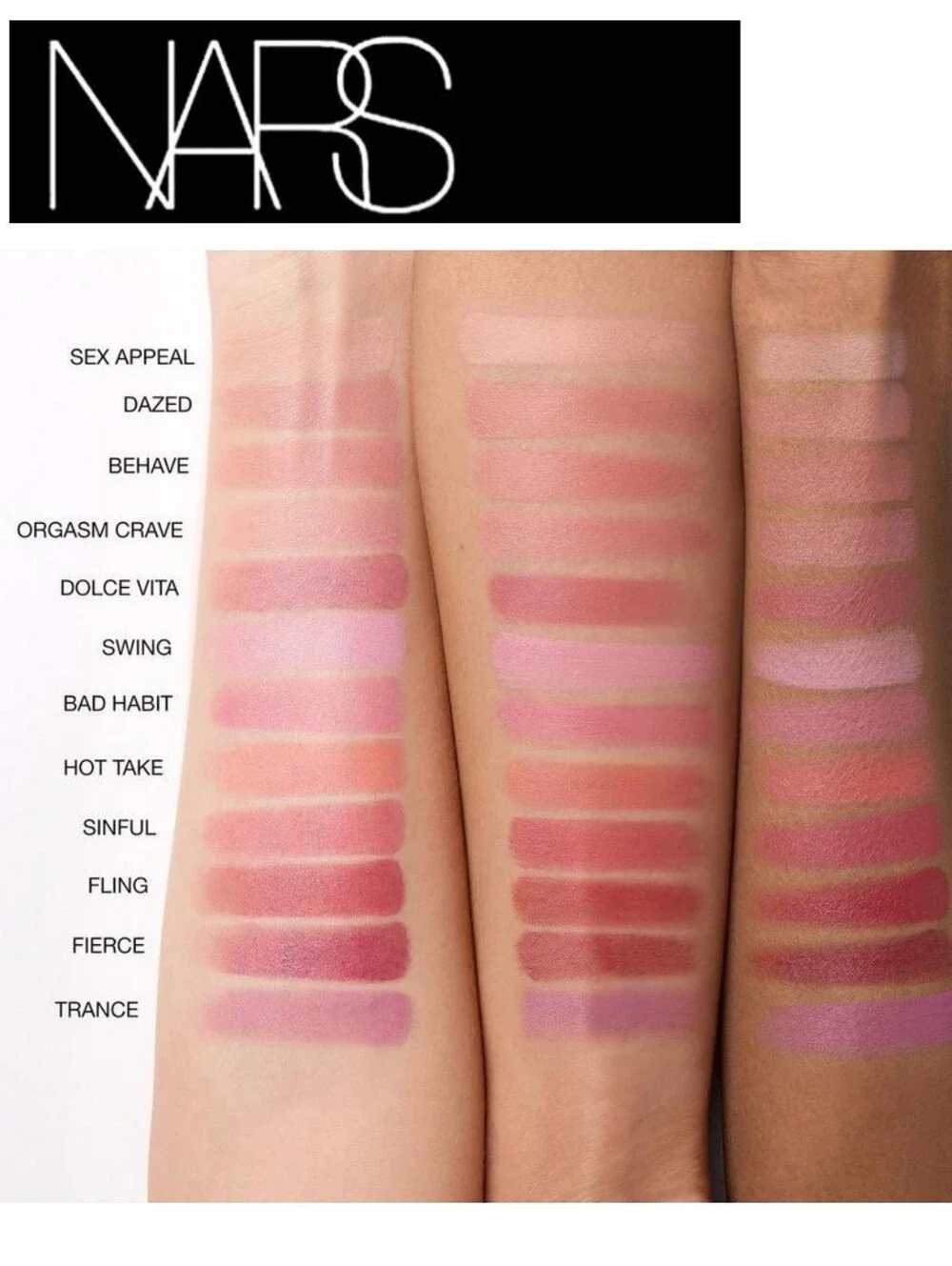 NARS Pop Pink The Multi Stick Cream Blush, Lips & Eyes -  Bad Habit - NEW